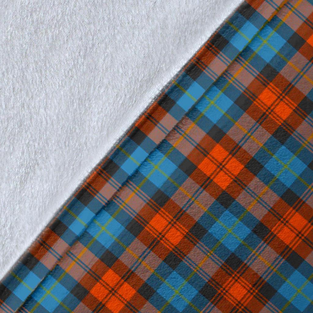 MacLachlan Ancient Tartan Crest Blanket Wave Style