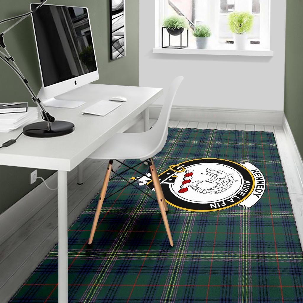 Kennedy Tartan Crest Area Rug