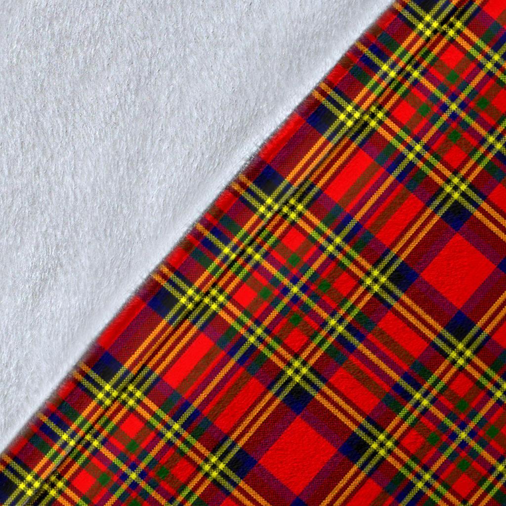 Hepburn Tartan Crest Blanket Wave Style