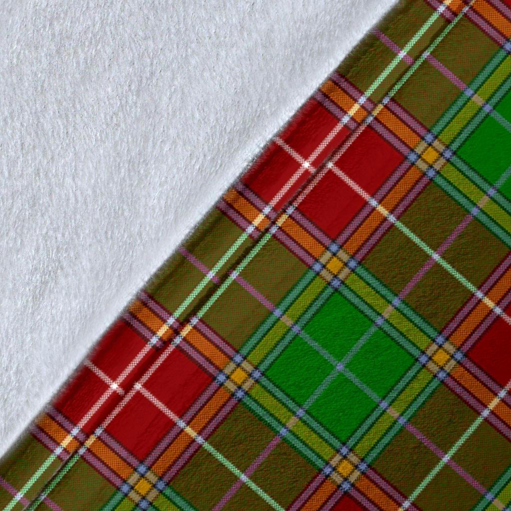 Baxter Modern Tartan Crest Blanket Wave Style