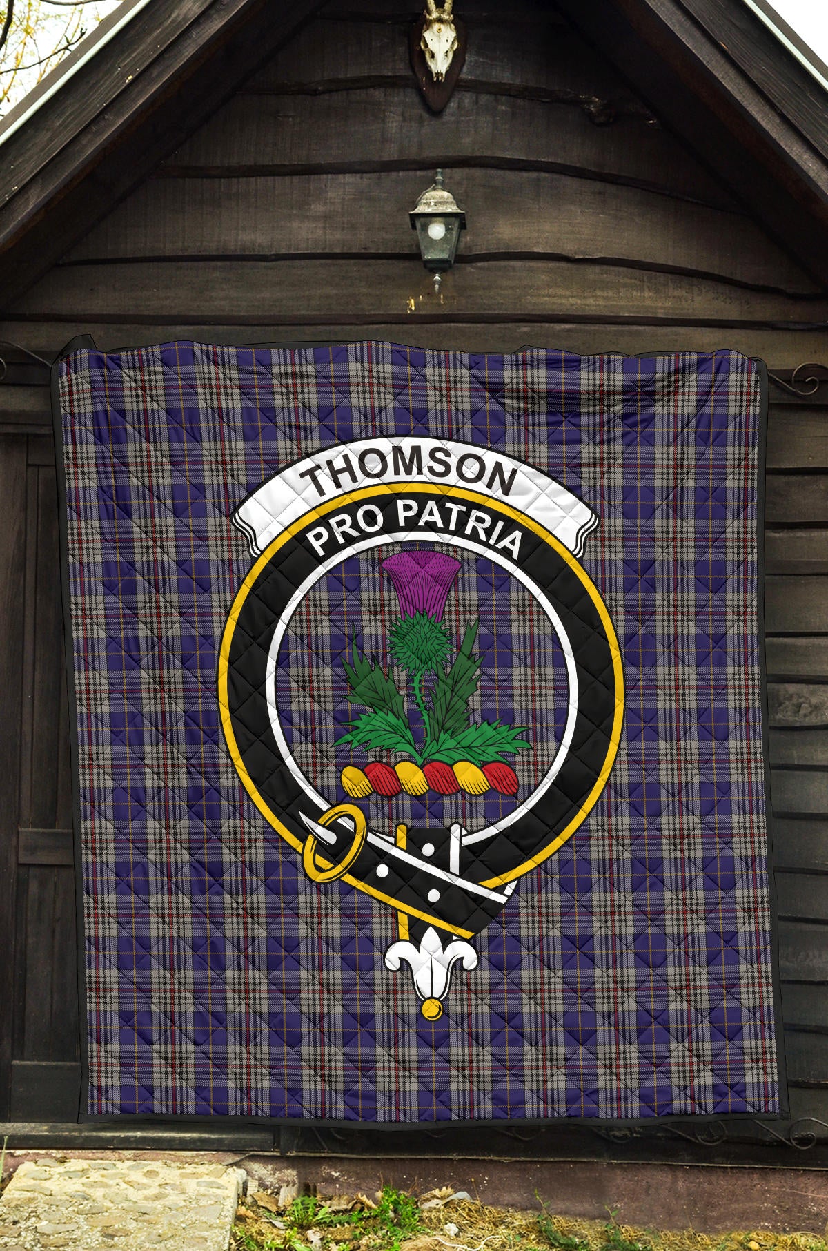 Thompson Variant Tartan Crest Quilt - SP