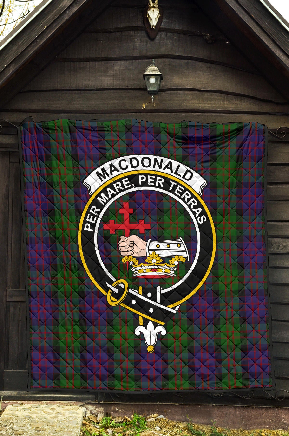 MacDonald Tartan Crest Quilt - SP