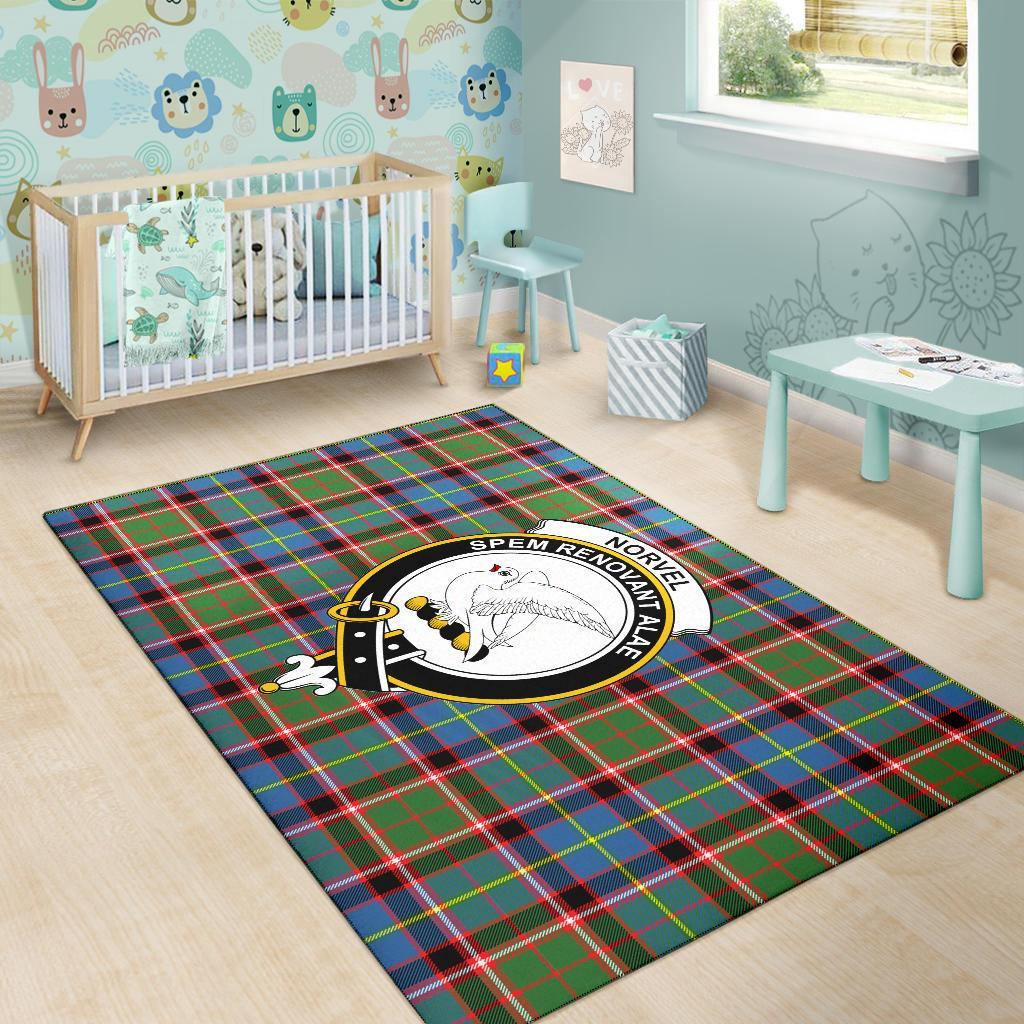 Norvel Tartan Crest Area Rug