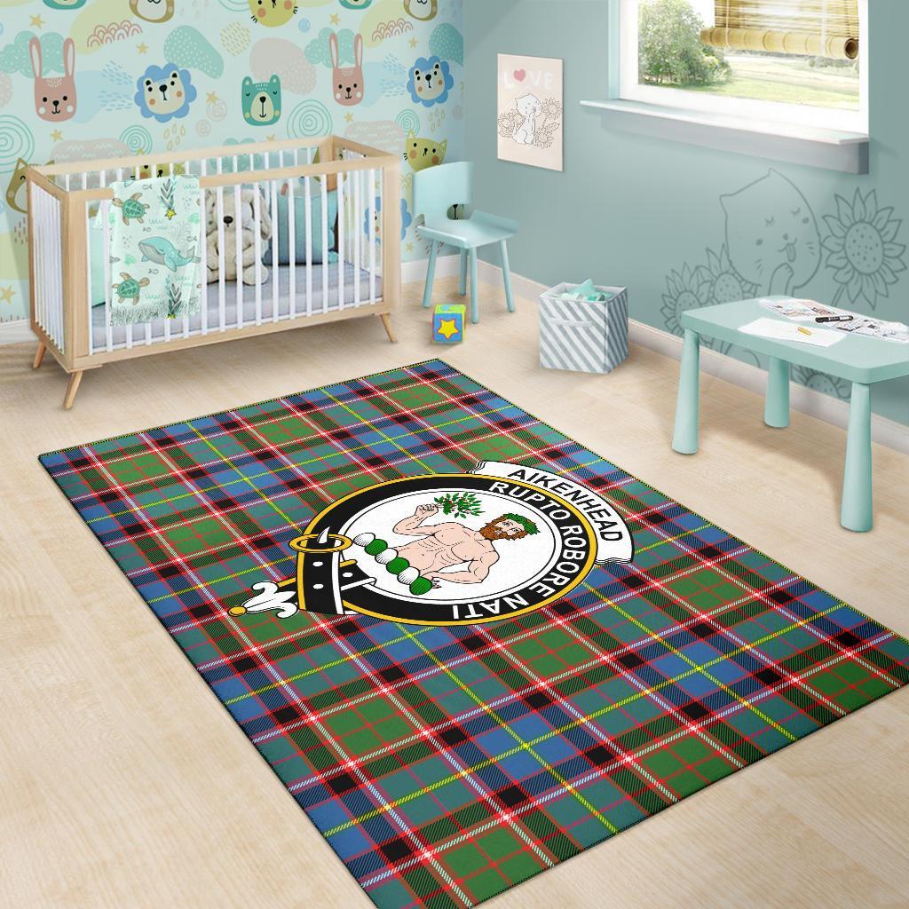 Aikenhead Tartan Crest Area Rug