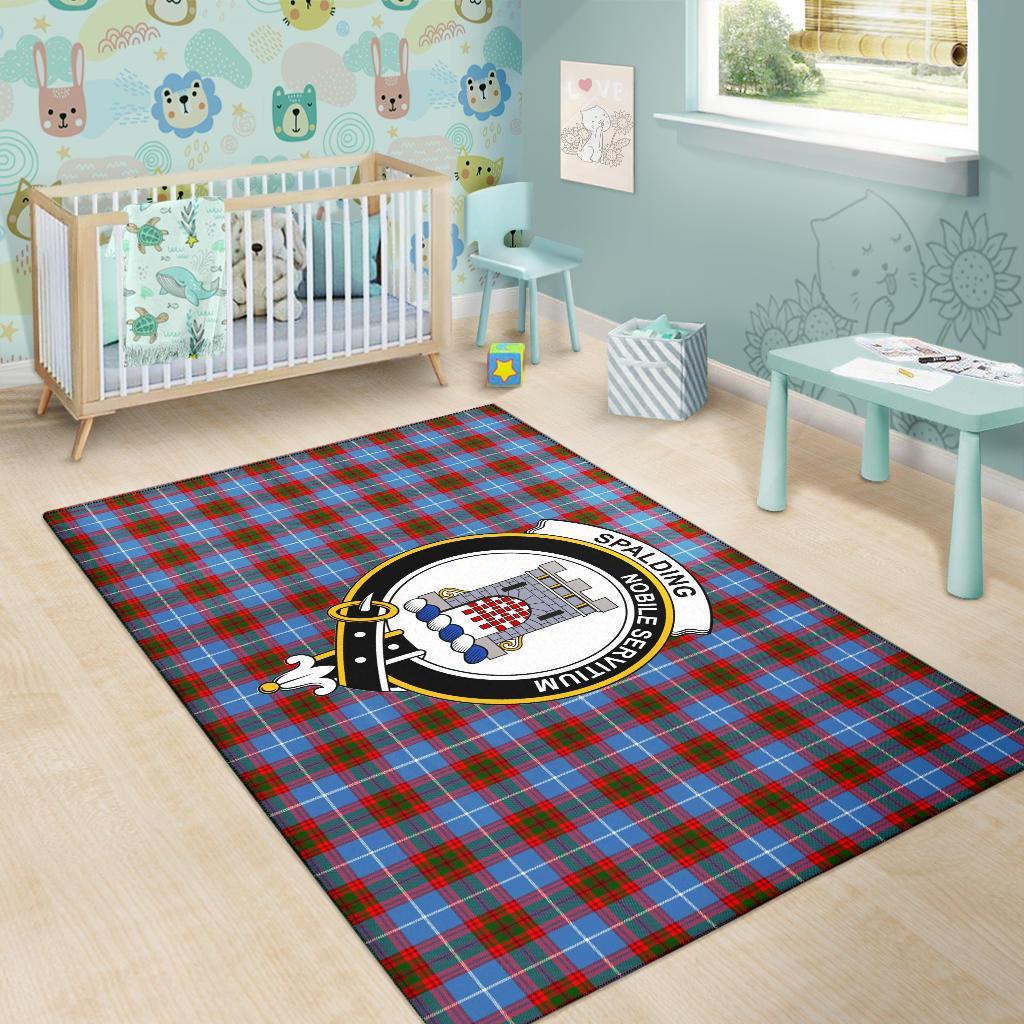 Spalding Tartan Crest Area Rug