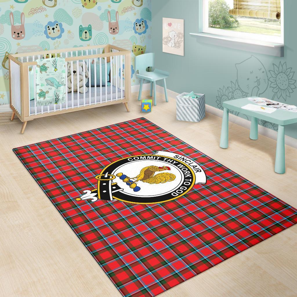 Sinclair Tartan Crest Area Rug
