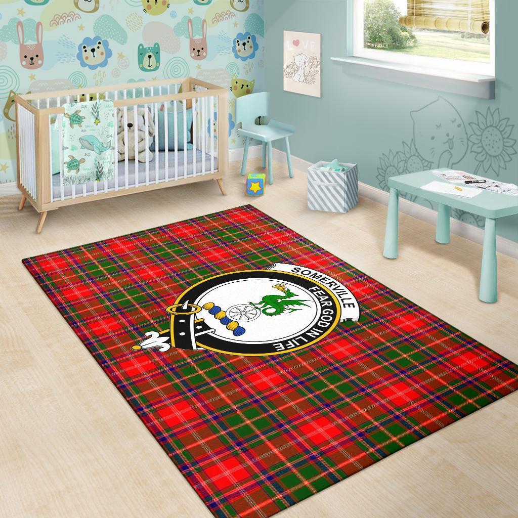 Somerville Tartan Crest Area Rug