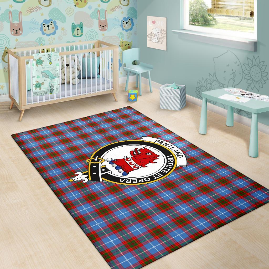 Pentland Tartan Crest Area Rug