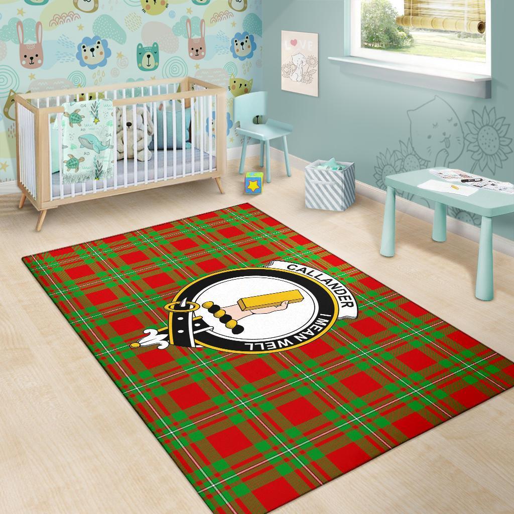 Callander Tartan Crest Area Rug