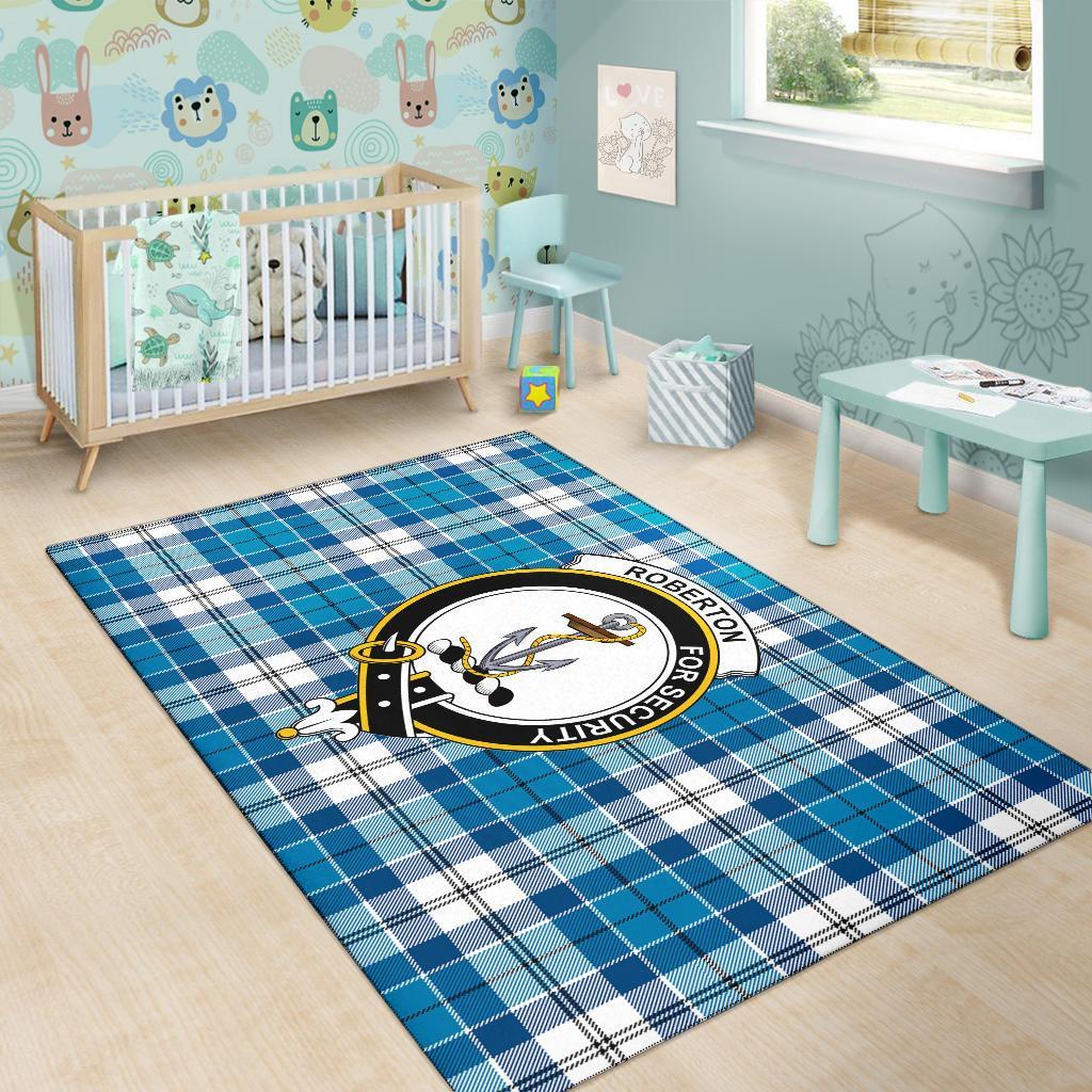 Roberton Tartan Crest Area Rug