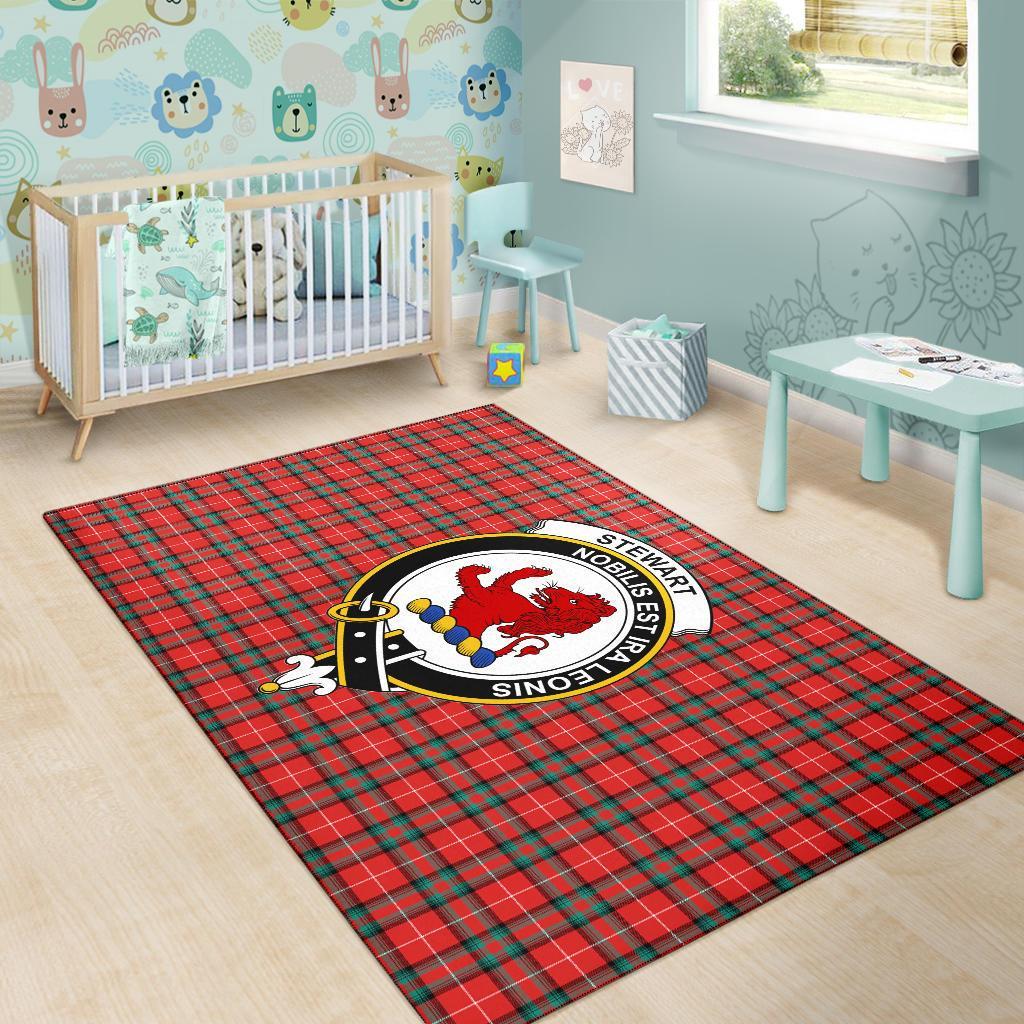 Stewart (Stuart) Of Bute Tartan Crest Area Rug