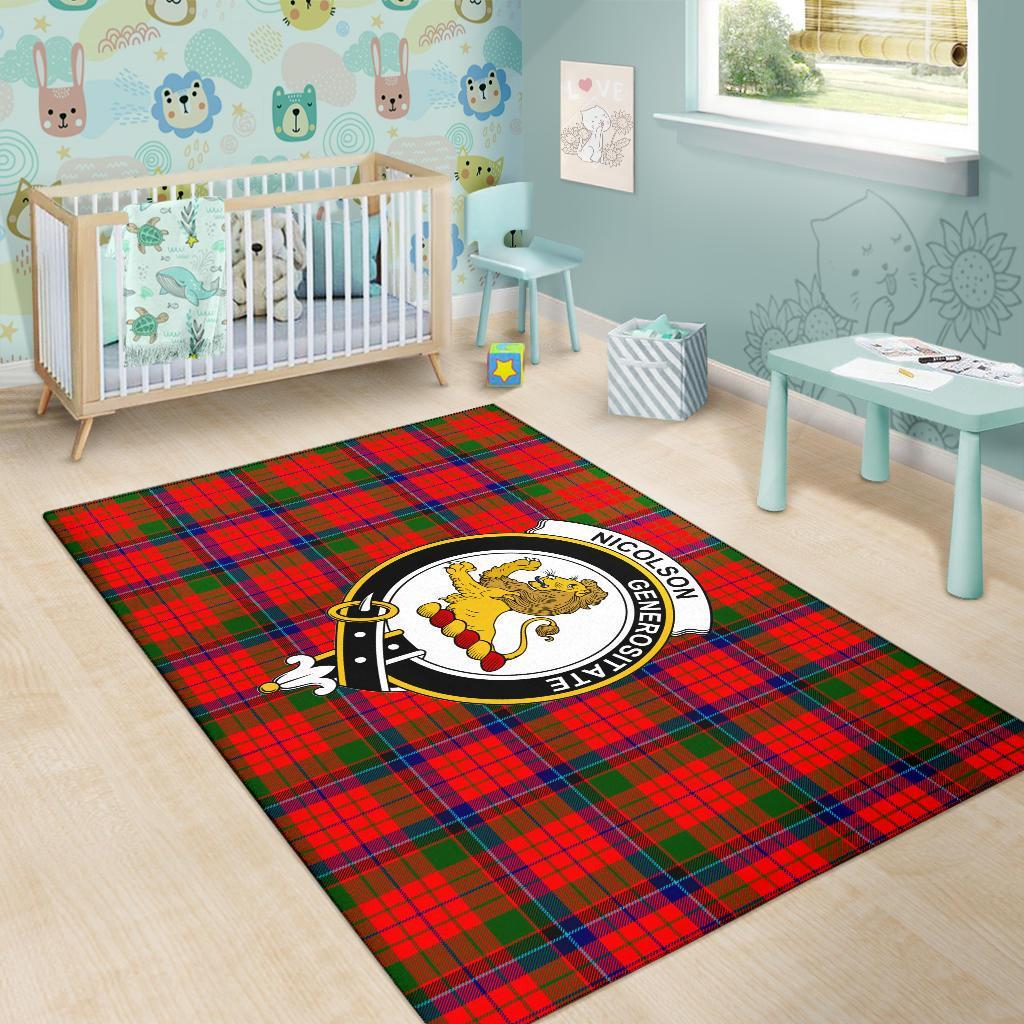 Nicolson Tartan Crest Area Rug