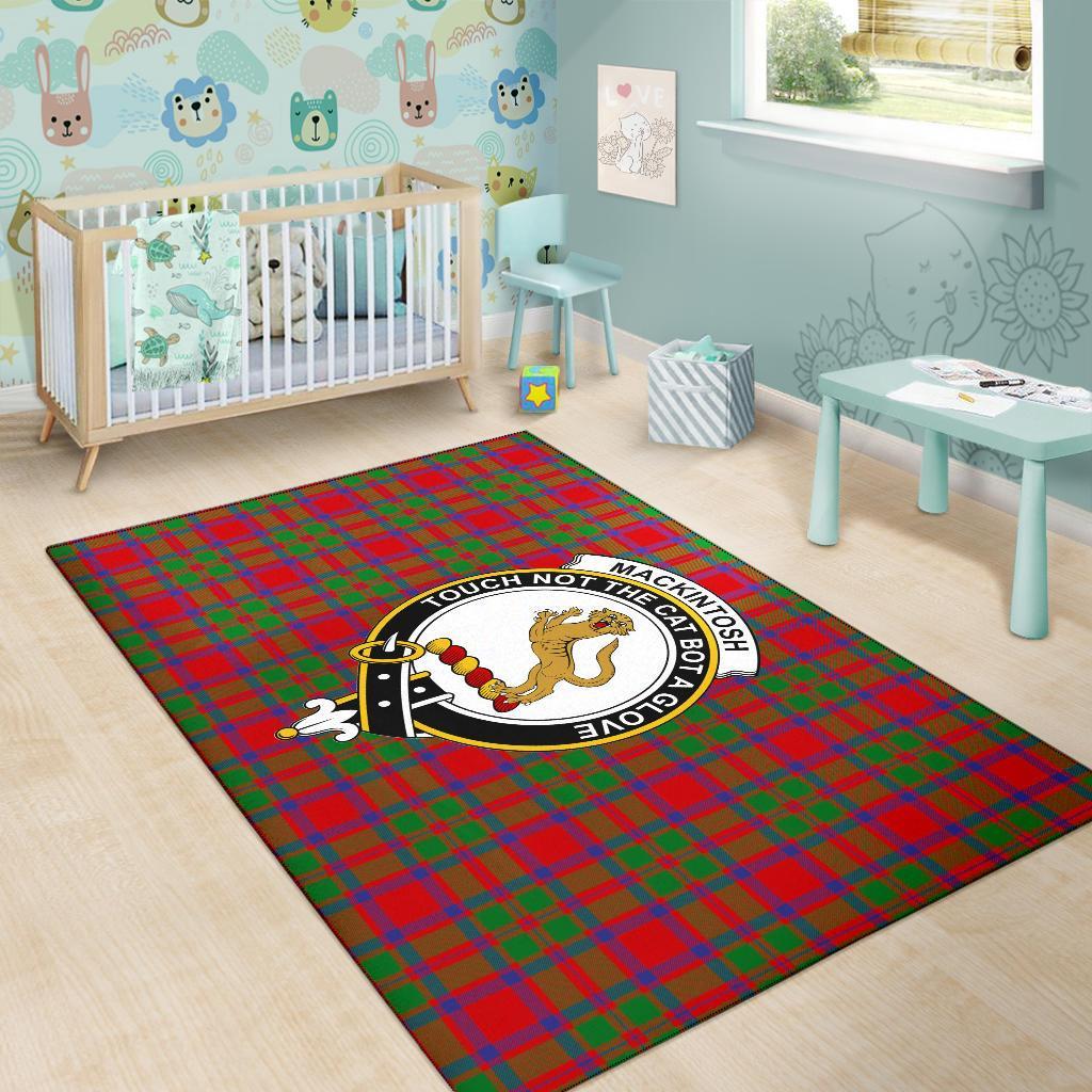 Mackintosh Tartan Crest Area Rug