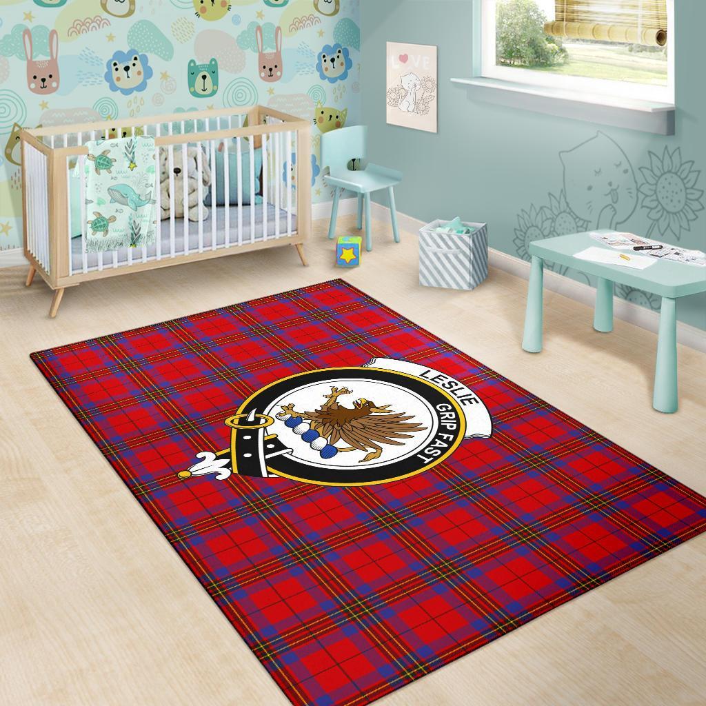 Leslie Tartan Crest Area Rug