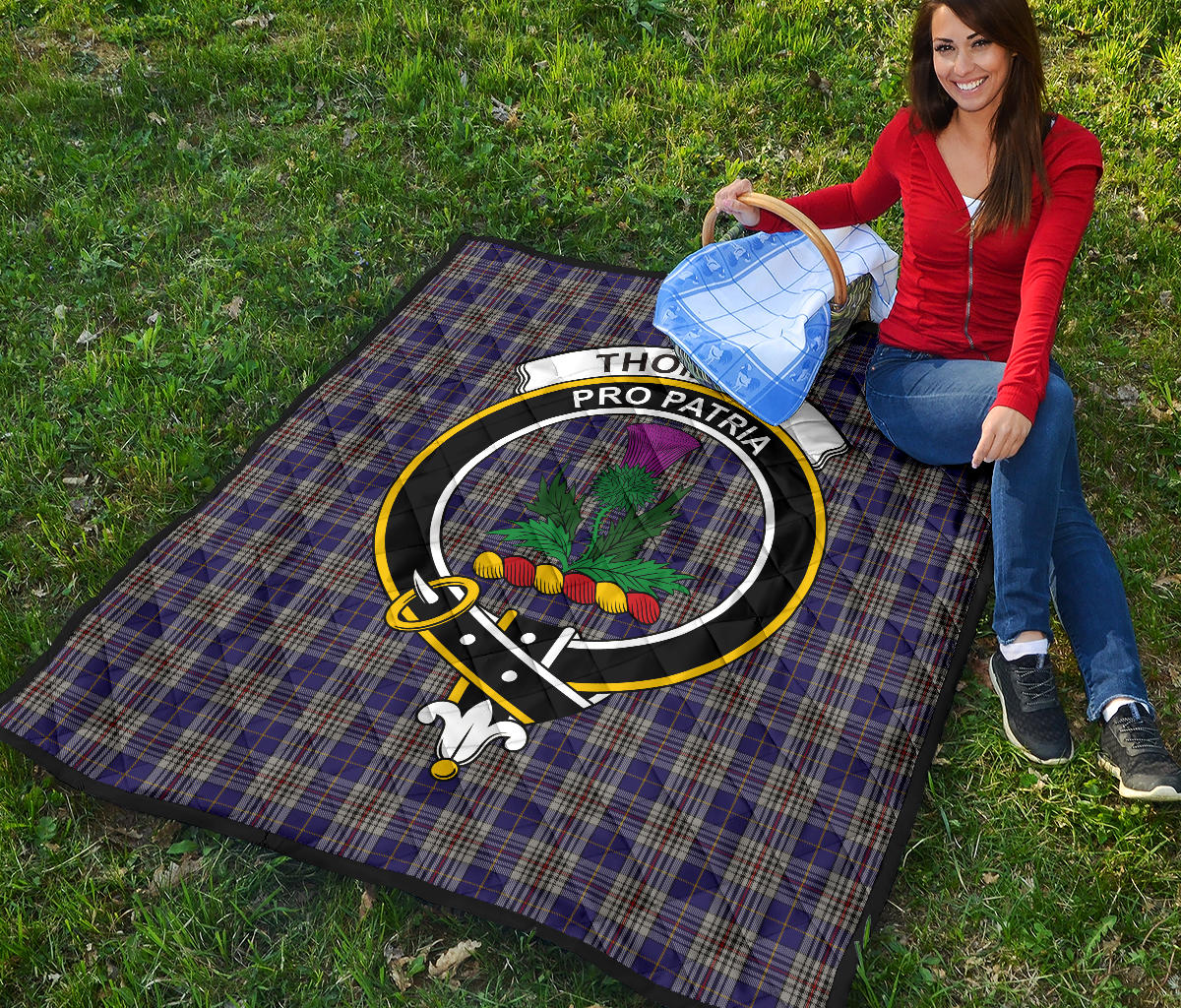 Thompson Variant Tartan Crest Quilt - SP