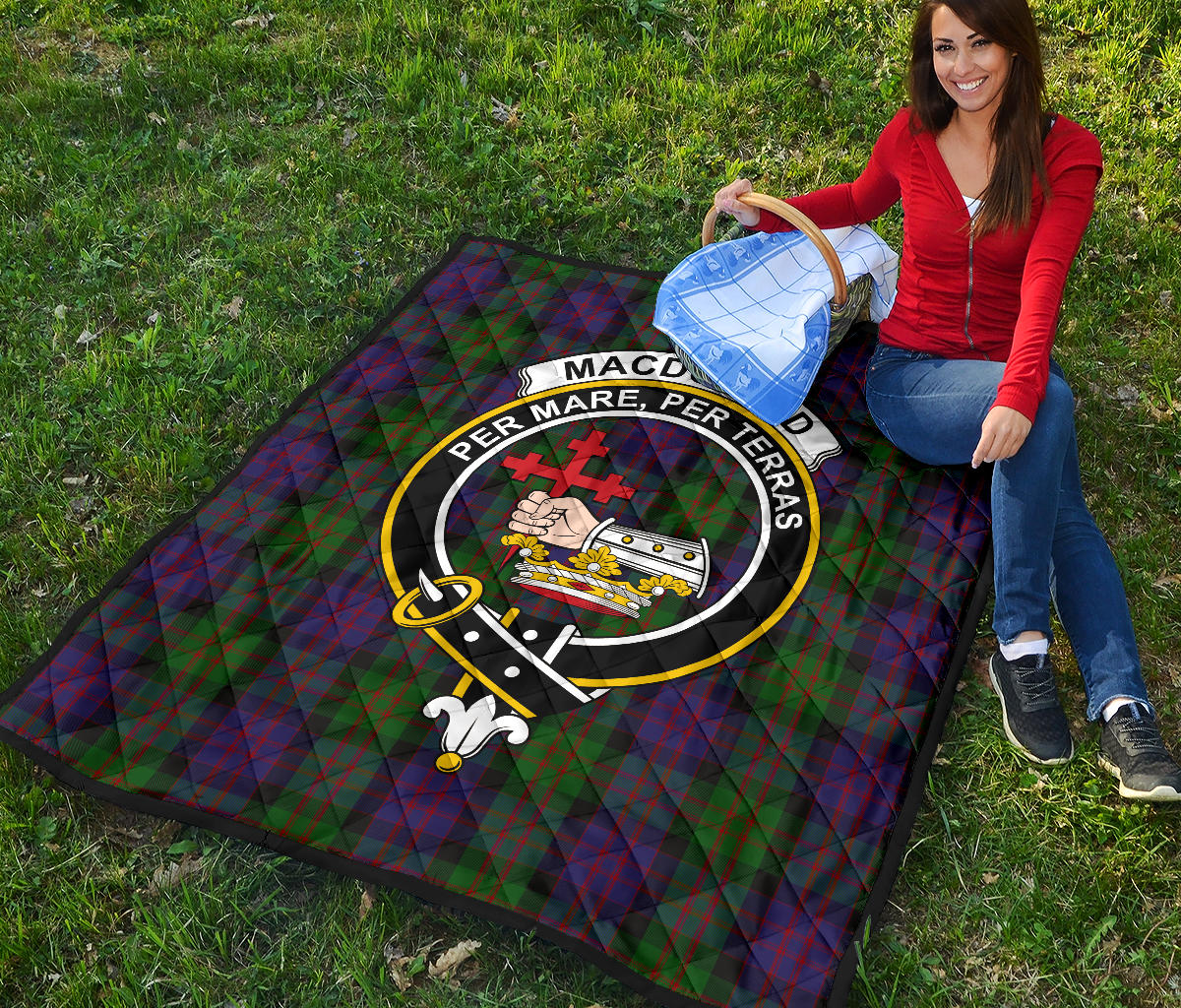 MacDonald Tartan Crest Quilt - SP