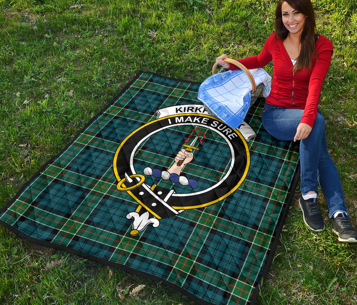 Kirkpatrick Tartan Crest Quilt - SP