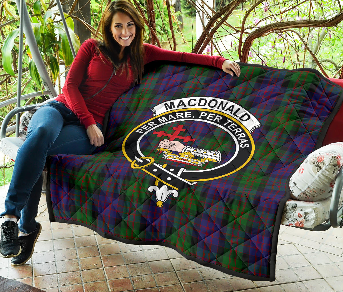 MacDonald Tartan Crest Quilt - SP