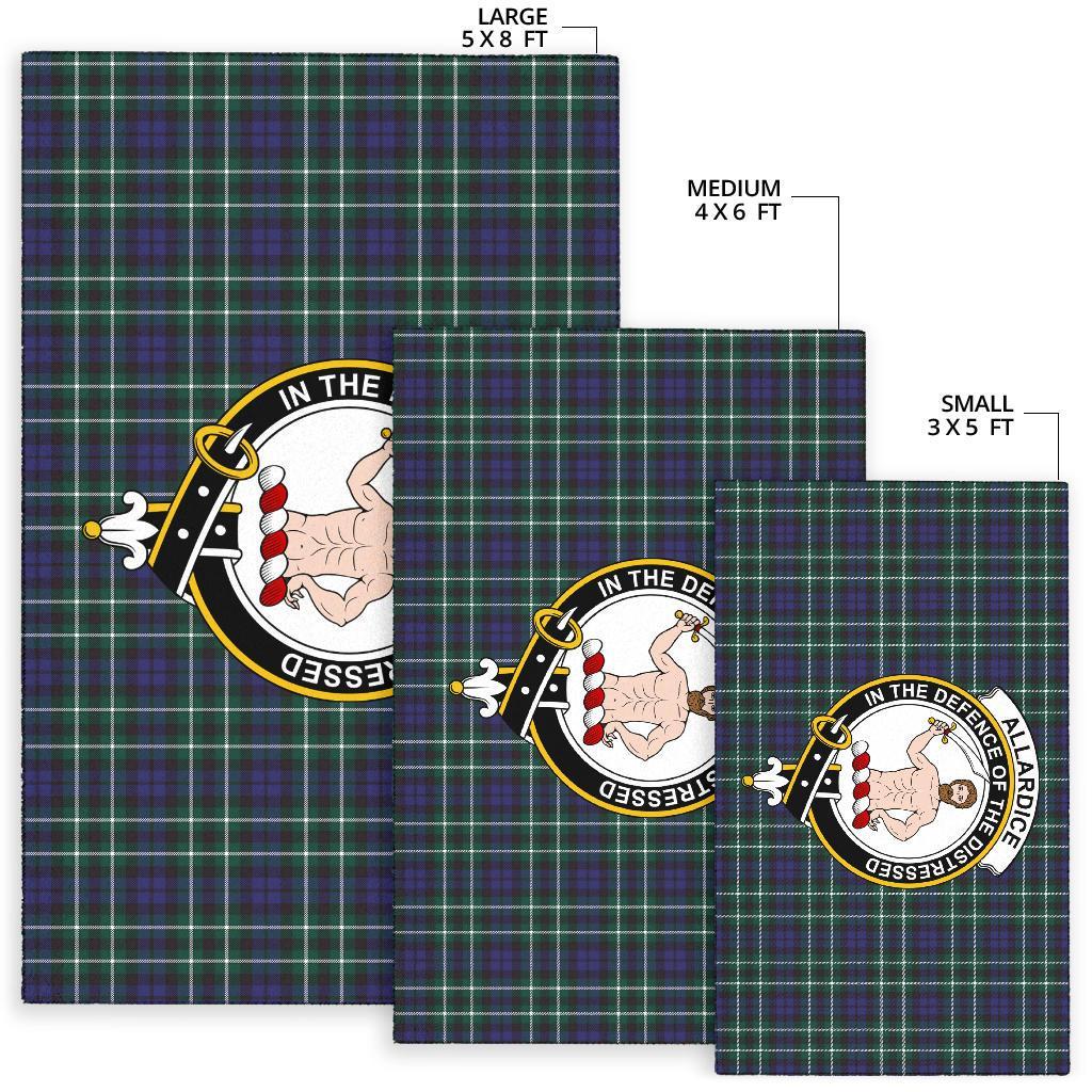 Allardice Tartan Crest Area Rug