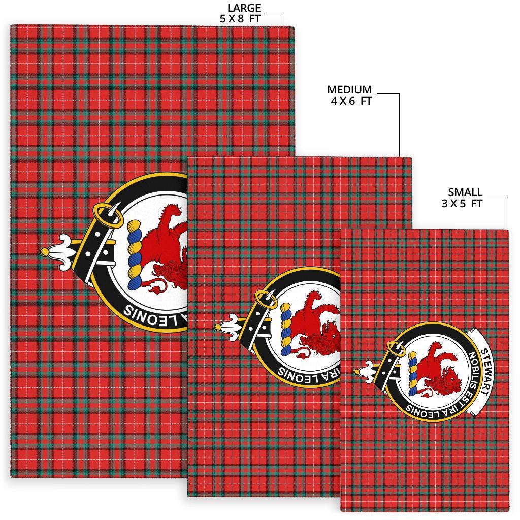 Stewart (Stuart) Of Bute Tartan Crest Area Rug