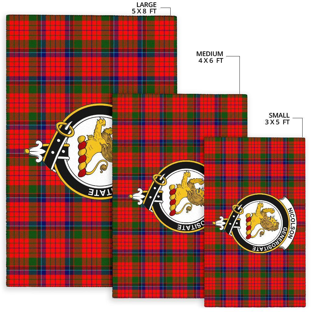 Nicolson Tartan Crest Area Rug