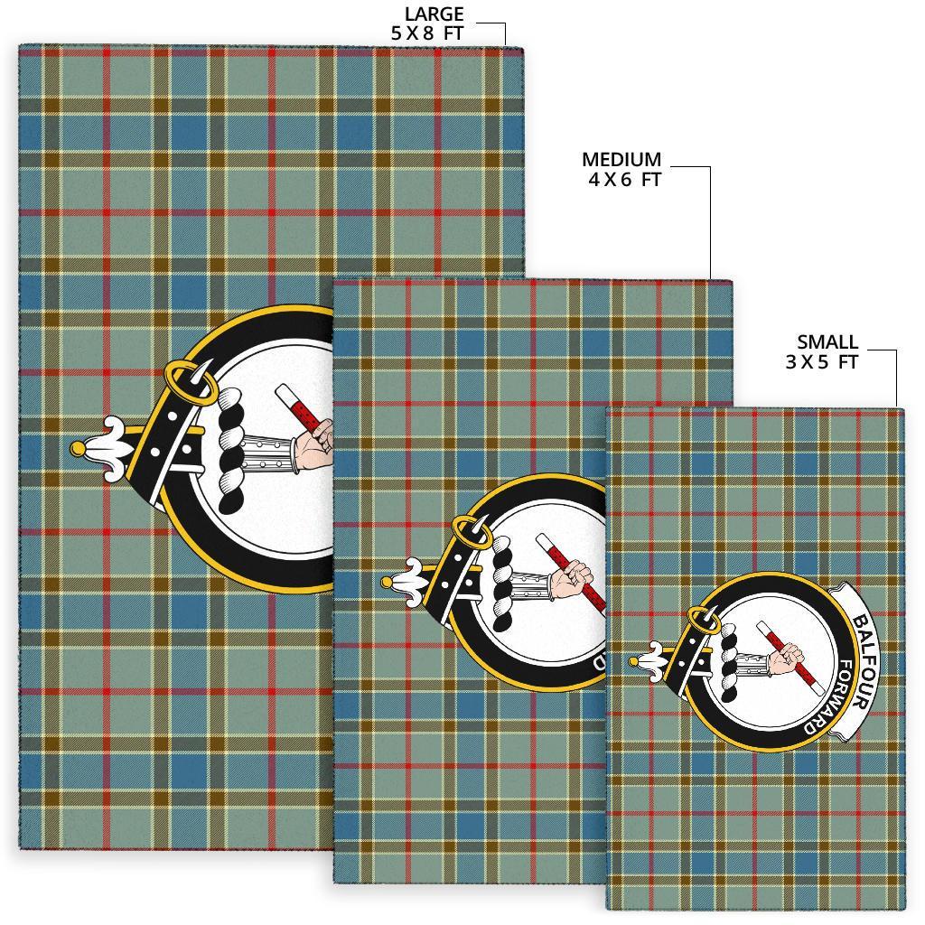 Balfour Tartan Crest Area Rug