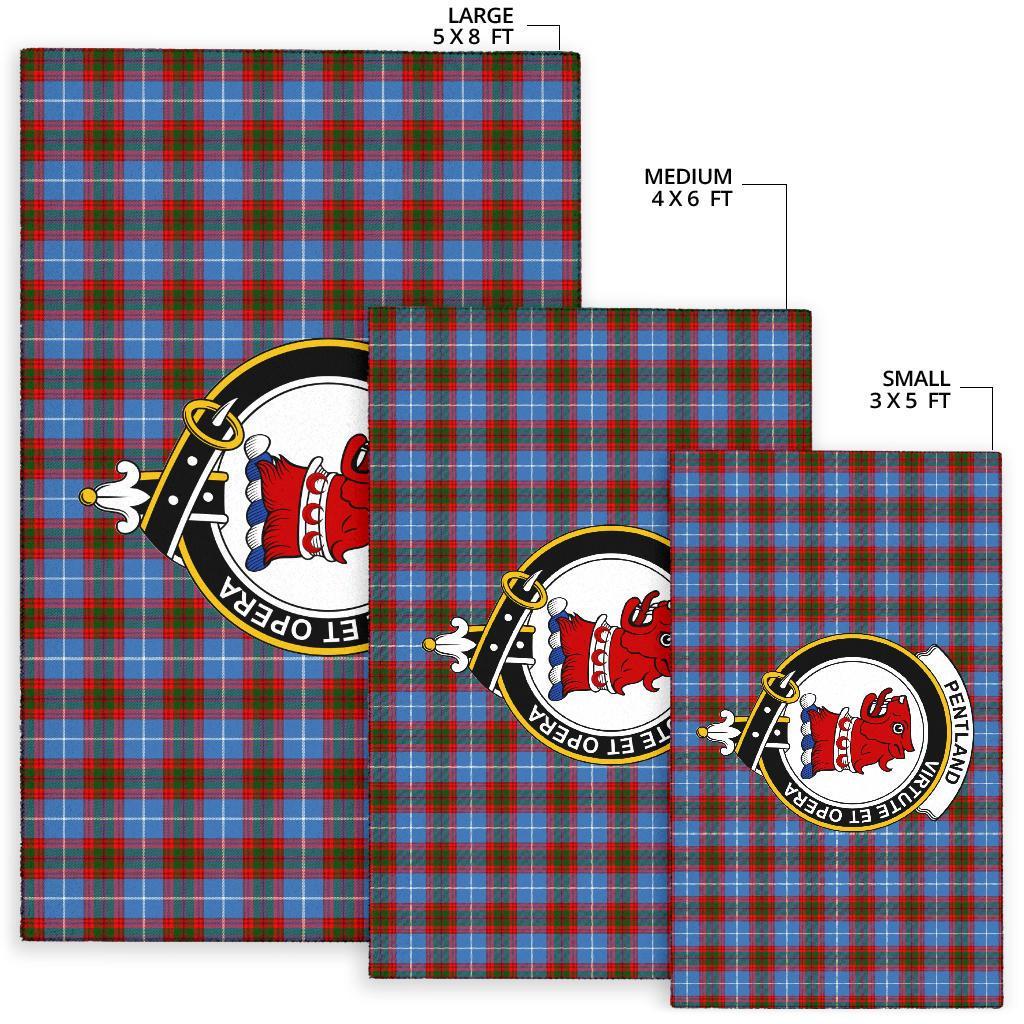 Pentland Tartan Crest Area Rug