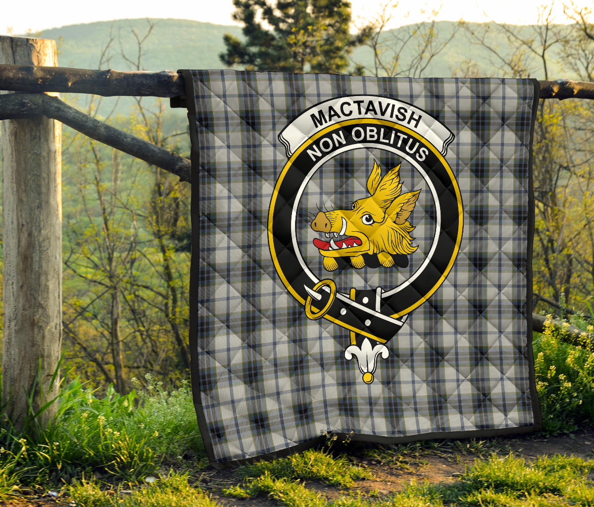 MacTavish of Dunardry Dress Tartan Quilt - SP