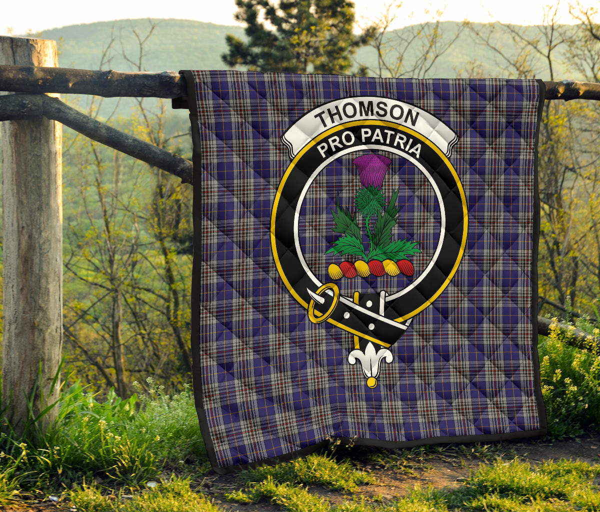 Thompson Variant Tartan Crest Quilt - SP