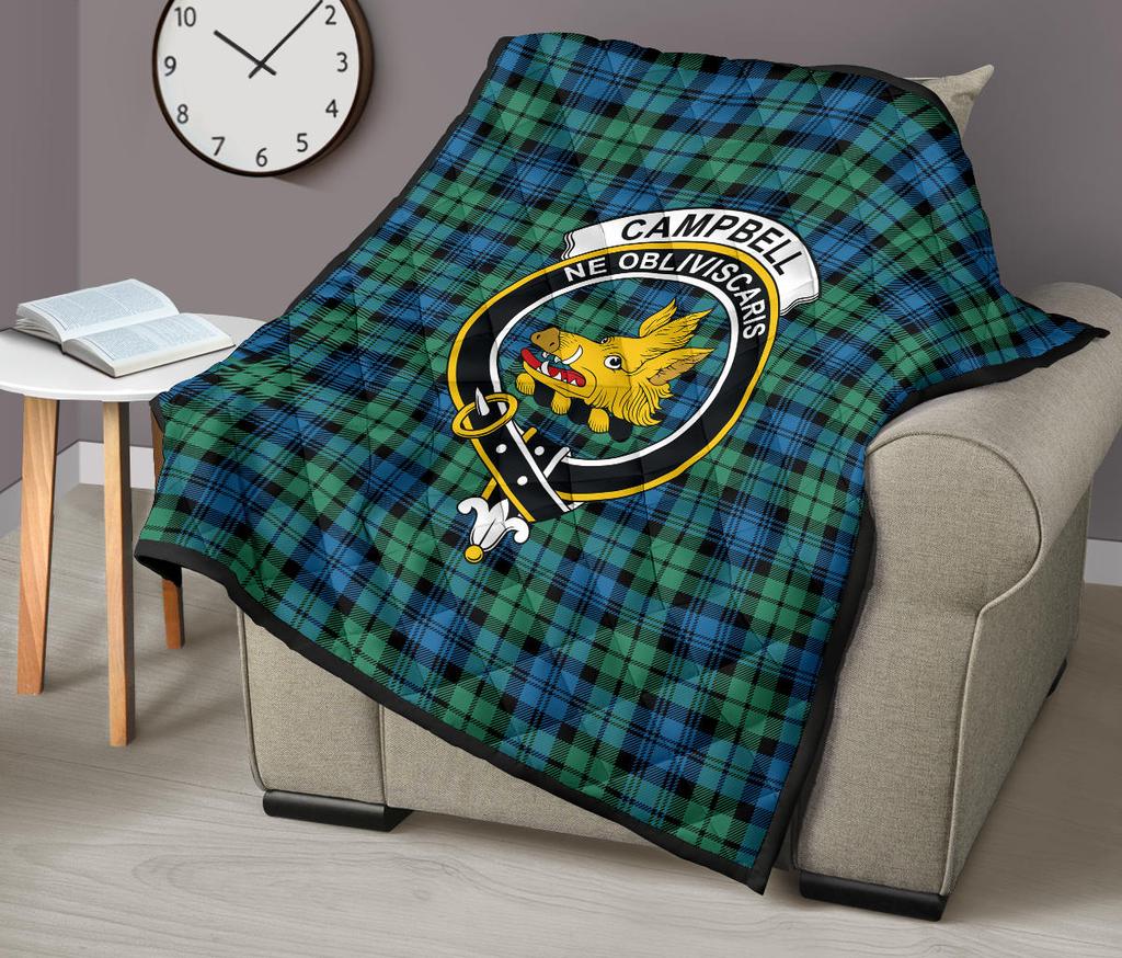 Campbell Ancient Family Tartan Quilt