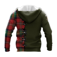 Fullerton Tartan Hoodie - Lion Rampant And Celtic Thistle Style