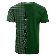 Gayre Dress Tartan T-shirt - Lion Rampant And Celtic Thistle Style
