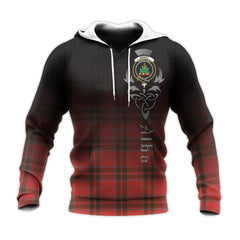 Grant Weathered Tartan Hoodie - Alba Celtic Style