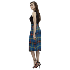 Grewar Tartan Aoede Crepe Skirt