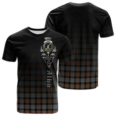 Gunn Weathered Tartan Crest T-shirt - Alba Celtic Style