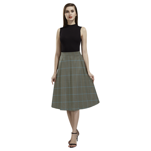 Haig Check Tartan Aoede Crepe Skirt