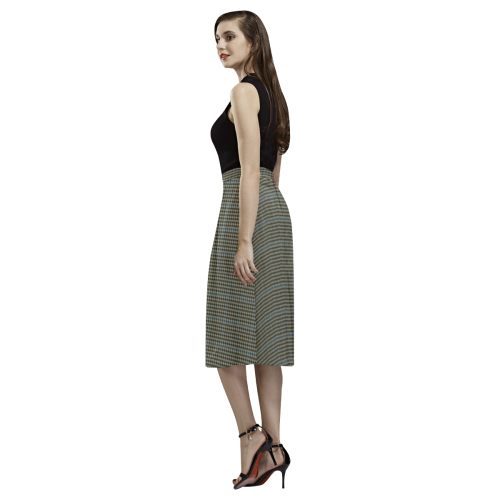 Haig Check Tartan Aoede Crepe Skirt