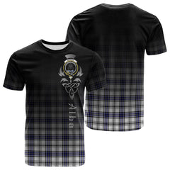 Hannay Modern Tartan Crest T-shirt - Alba Celtic Style