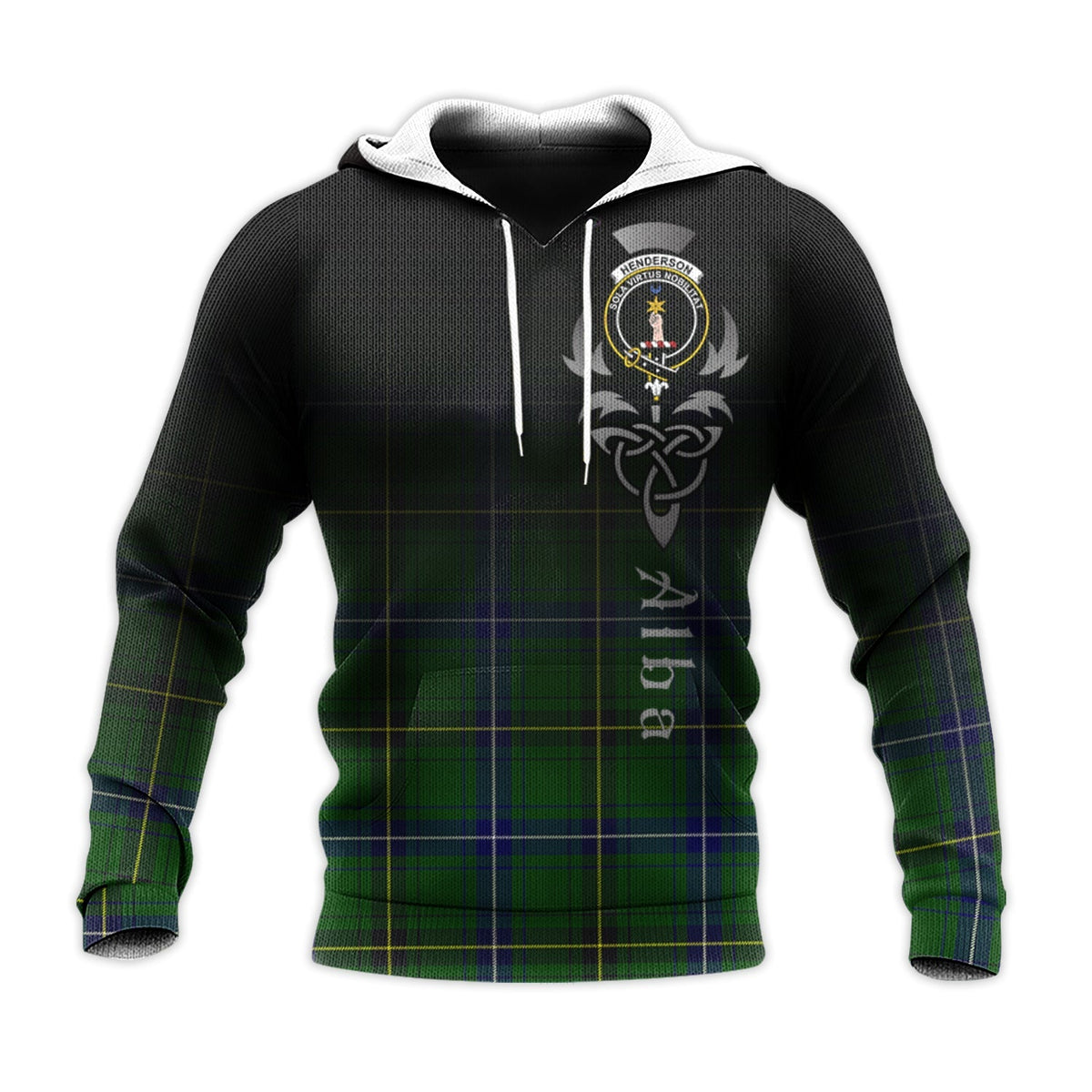 Henderson Modern Tartan Hoodie - Alba Celtic Style