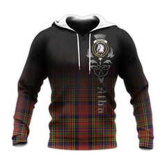 Hepburn Tartan Hoodie - Alba Celtic Style