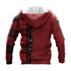 Hogg Tartan Hoodie - Lion Rampant And Celtic Thistle Style