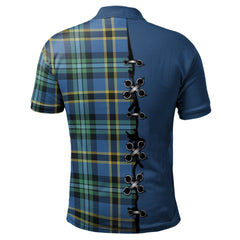 Hope Ancient Tartan Polo Shirt - Lion Rampant And Celtic Thistle Style