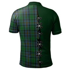 Hope Vere Tartan Polo Shirt - Lion Rampant And Celtic Thistle Style