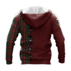 Innes Tartan Hoodie - Lion Rampant And Celtic Thistle Style