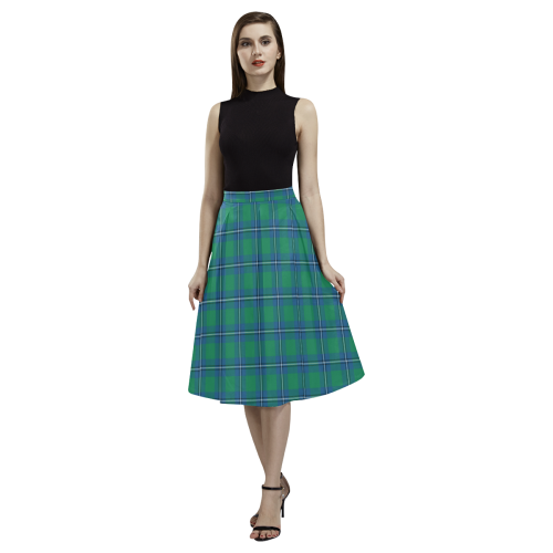 Irvine Ancient Tartan Aoede Crepe Skirt