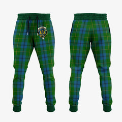 Johnston Tartan Crest Jogger Sweatpants