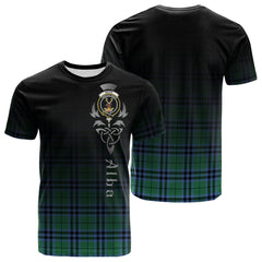 Keith Ancient Tartan Crest T-shirt - Alba Celtic Style