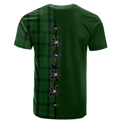 Kincaid Tartan T-shirt - Lion Rampant And Celtic Thistle Style