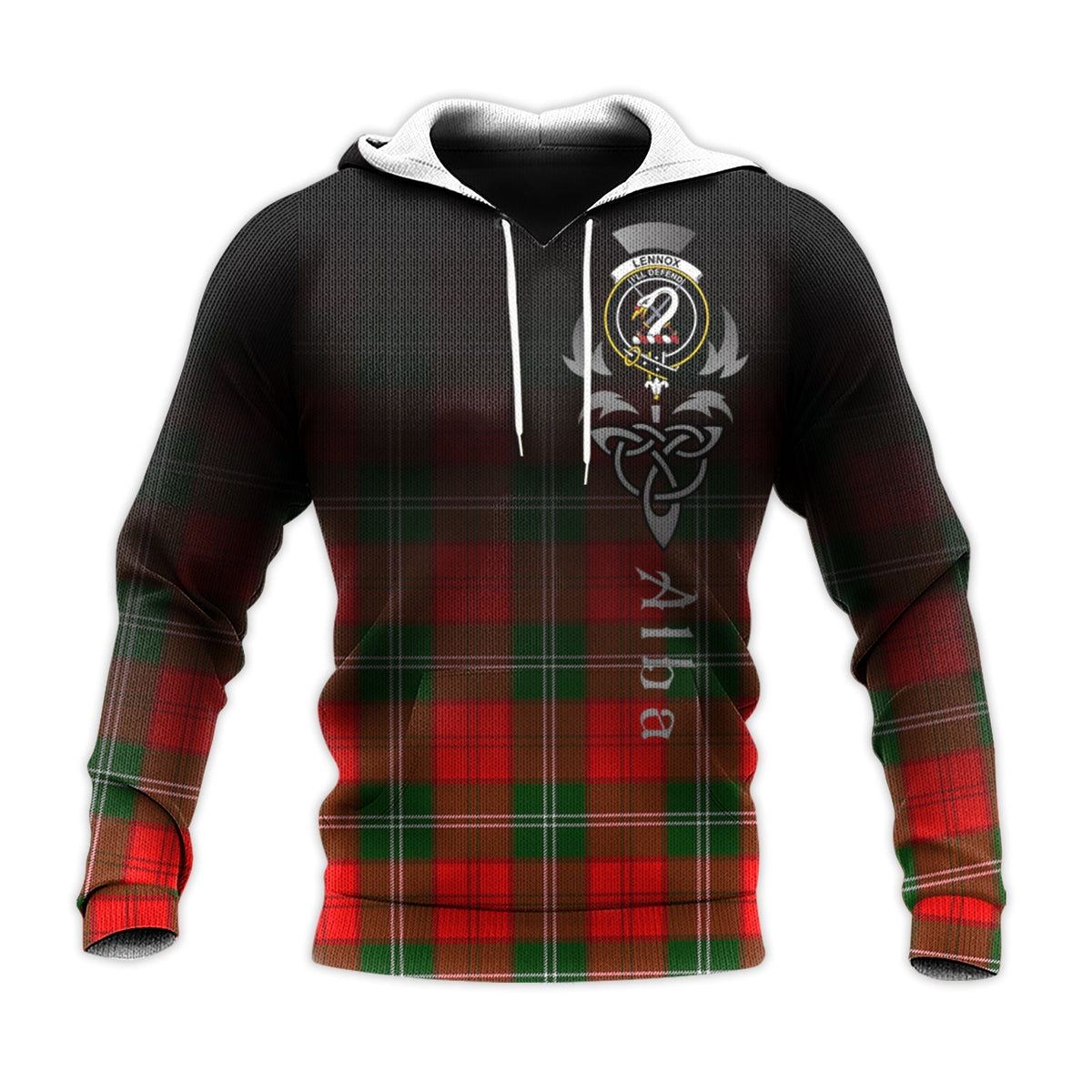 Lennox Modern Tartan Hoodie - Alba Celtic Style