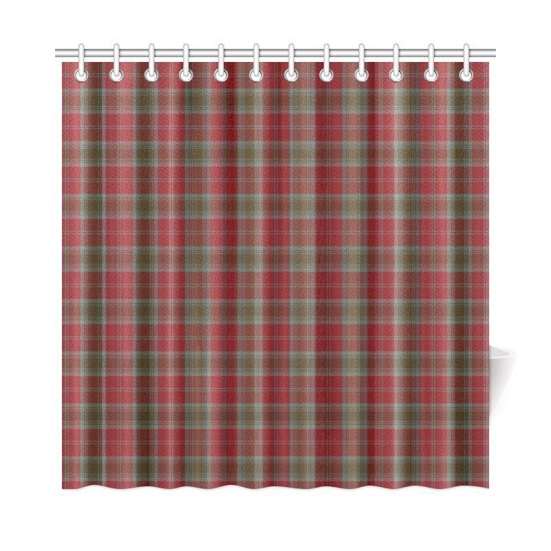 Lindsay Weathered Tartan Shower Curtain